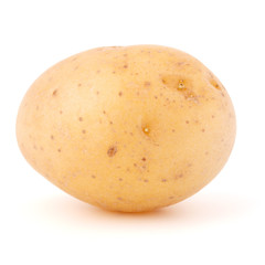 new potato tuber isolated on white background cutout