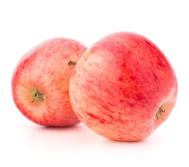 Red apple isolated on white background cutout