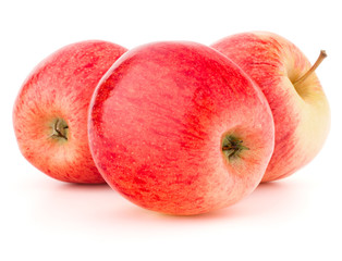 Red apple isolated on white background cutout