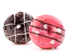 doughnut or donut isolated on white background cutout