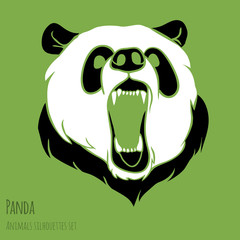 Angry panda