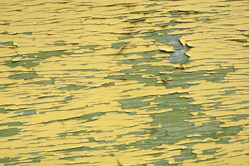 old cracked paint on a wood