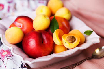 plate of fruit