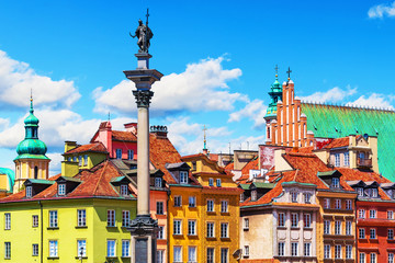 Obrazy na Plexi  Stare Miasto w Warszawie, Polska