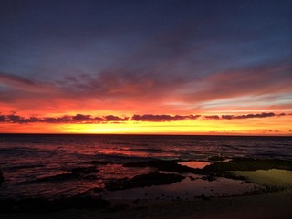 Obraz premium Amazing Kona Sunset
