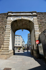 arco de entrada en el muro de la ciudad de lugo