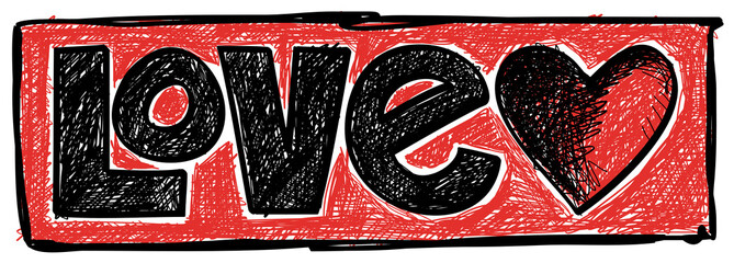 Doodle of love