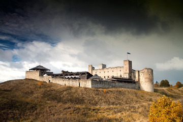 Rakvere mystical medieval castle in autumn