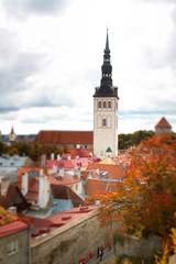 Tallinn autumn tilt-shift