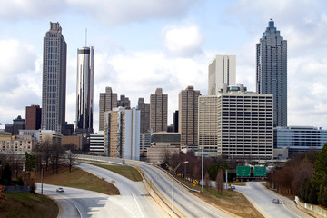Fototapeta na wymiar Downtown Atlanta Skyline