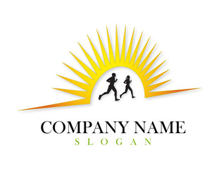 Runners vector logo