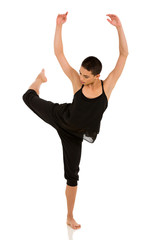 Obraz premium girl dancing in studio