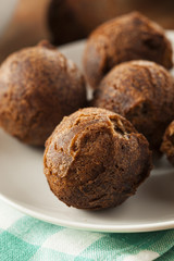 Homemade Chocolate Donut Holes