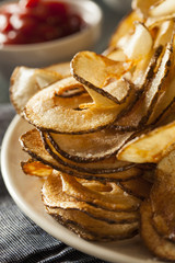 Homemade Spiral Cut Potato Chips