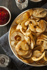 Homemade Spiral Cut Potato Chips