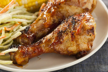 Homemade Grilled Barbecue Chicken