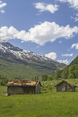 Fototapeta na wymiar Bergidylle in Norwegen