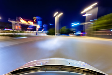 night drive blussed in motion