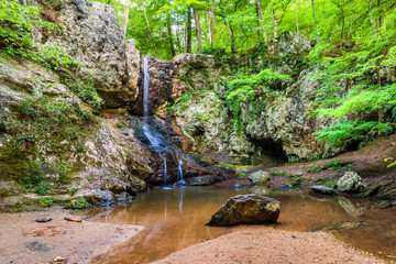 Waterfall in Georgia mountains near Atlanta