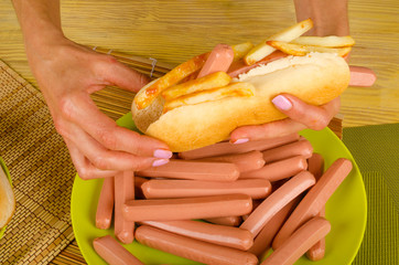 Greasy food