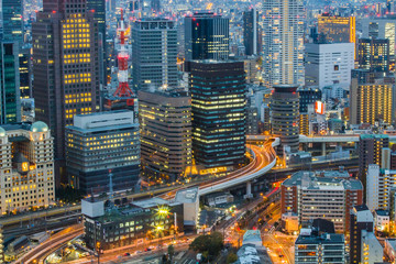Osaka Skyline Kansai , Japan © orpheus26