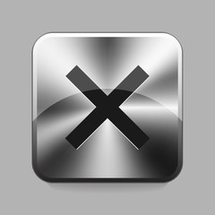 Obraz premium Metallic buton