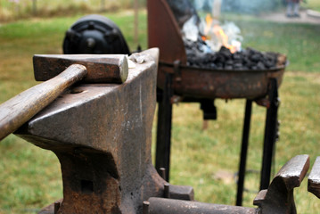 altes schmiede  handwerk