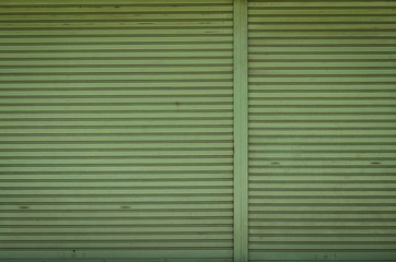 dirty roller shutter door
