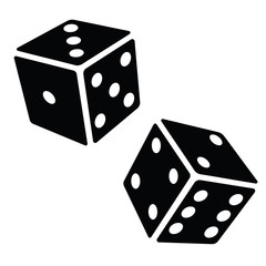 Black dice. Raster Black #1