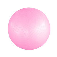 Pink pilates ball