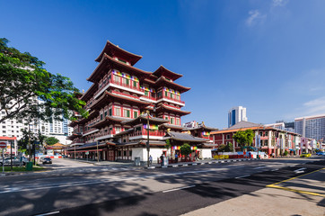The Buddha's Relic Tooth Temple in Singapore