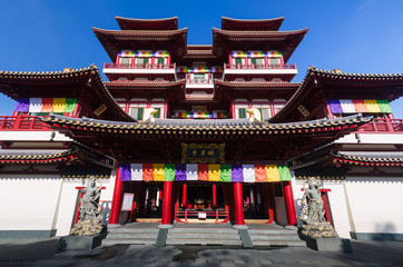 Obraz premium The Buddha's Relic Tooth Temple in Singapore