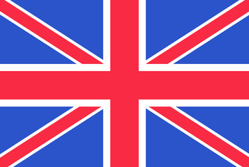 British flag. Vector