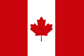 Canada flag. Vector