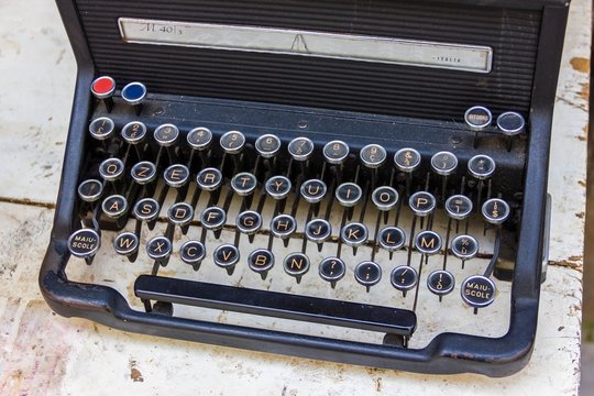 Old typewriter