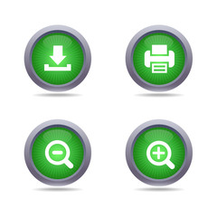 Icons set green