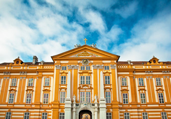 Obraz premium Exterior of Abbey Melk in Austria