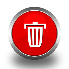 BOUTONS ICONES RONDS COLLECTION ROUGE