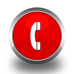 BOUTONS ICONES RONDS COLLECTION ROUGE