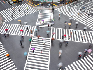 Straßenkreuzung in Tokyo