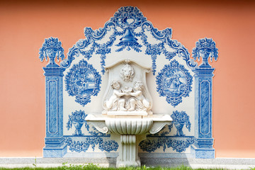 fountain in classic style