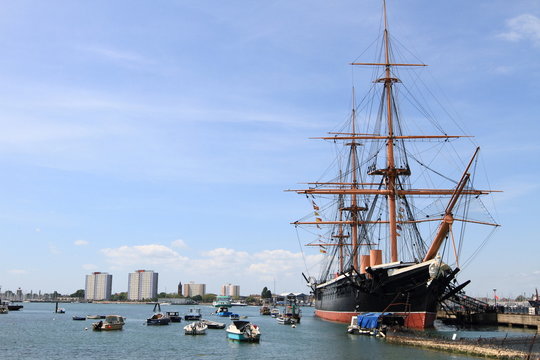 Portsmouth Harbour, England