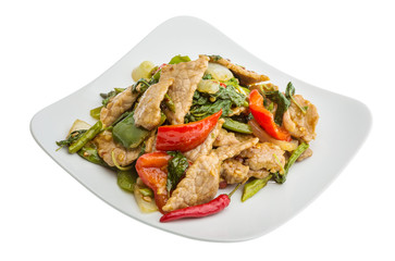 Pork with vegetables