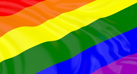 LGBT rainbow flag