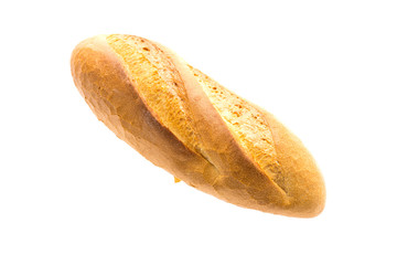 Bread isolated on white