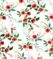 Seamless Watercolor Pattern