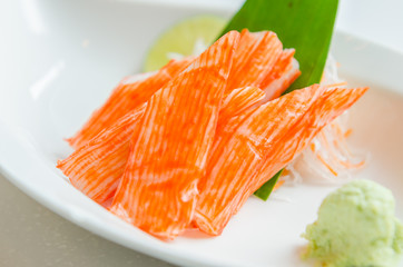 Kani sashimi