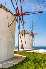 Famous Mykonos Windmills