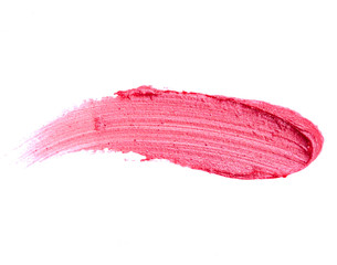 Smudged lipstick