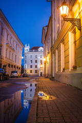 Obraz premium Amazing city centre of academic city Tartu, Estonia